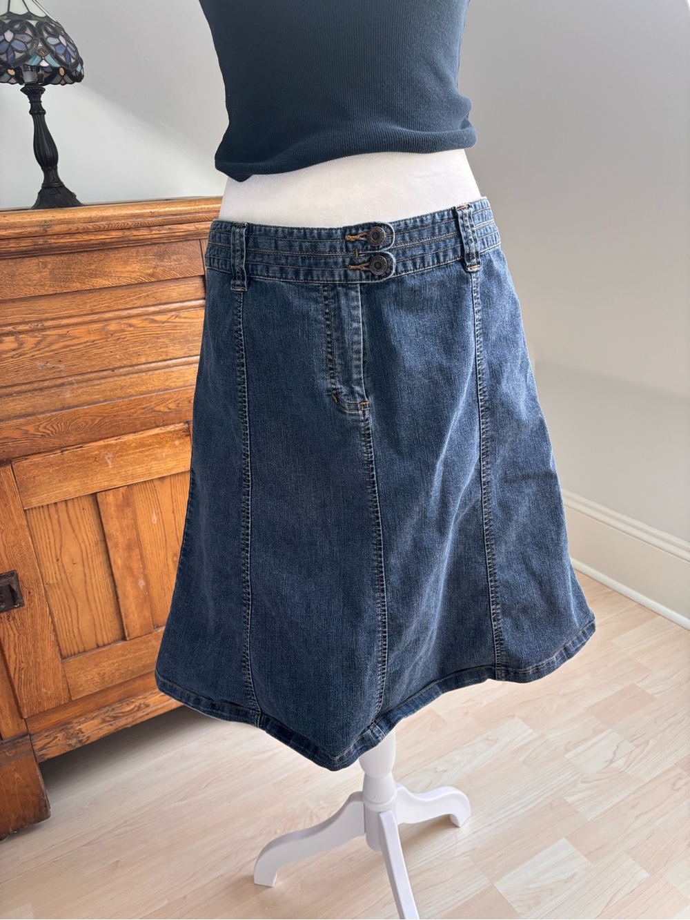 Cleo Petites Denim Skirt 🤍